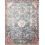 Tapis oriental rouge / bleu / blanc lavable à la machine Aaruhi-1425076987