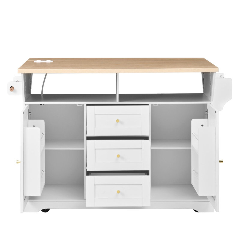Seddon 47.24‘’ Extendable Kitchen Island