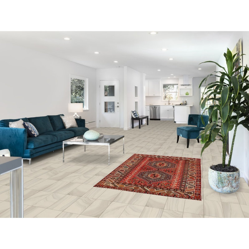 Tapis traditionnel rétro géométrique 4 x 6