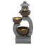 Outdoor Fountain with Lights
