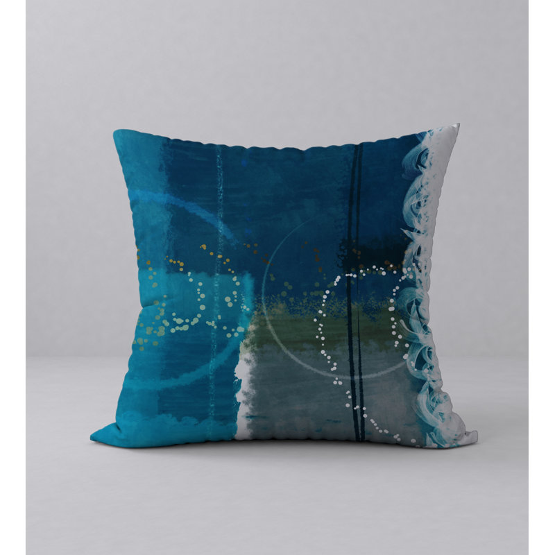Magnifique Coussin décoratif carré Rosy, 24 po x 24 po