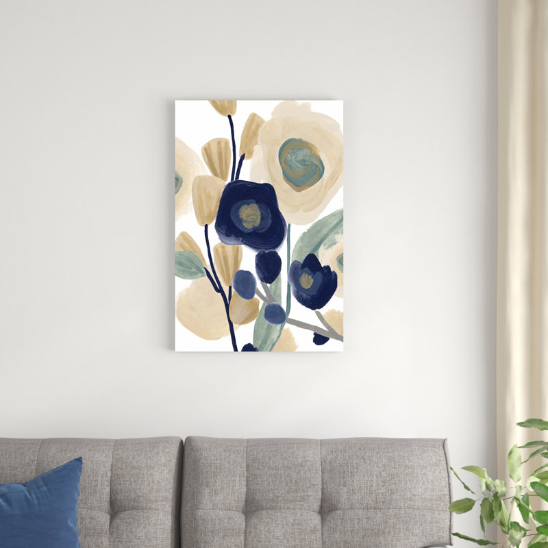 Blue Poppy Cascade I, H 30 po x l 20 po