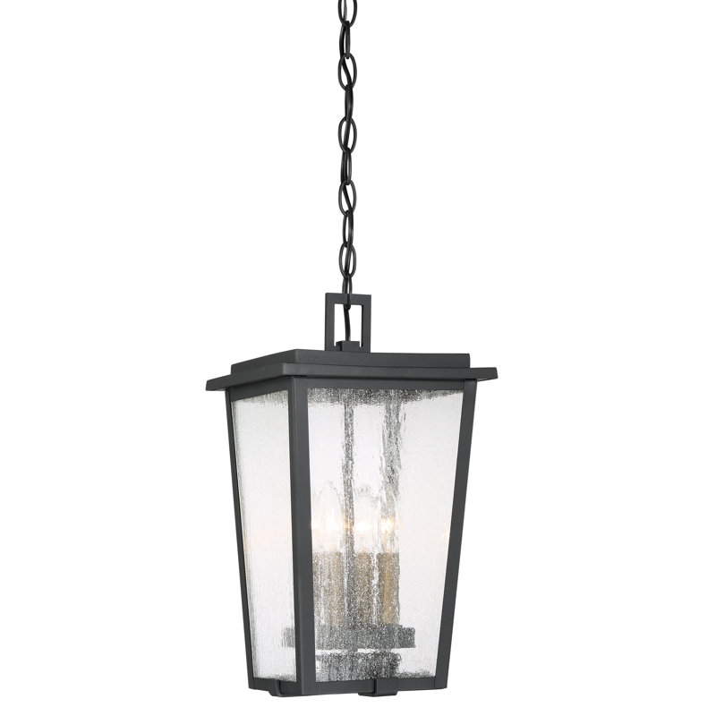 Lanterne suspendue d’extérieur h 16,25 po à 4 ampoules black Parkins