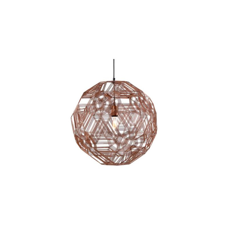 Schema 1-Light Pendant, 11.75" H x 11.75" W x 11.75" D, Florentine