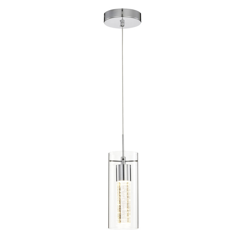 Luminaire suspendu 7 lumières cylindriques 7 lumières