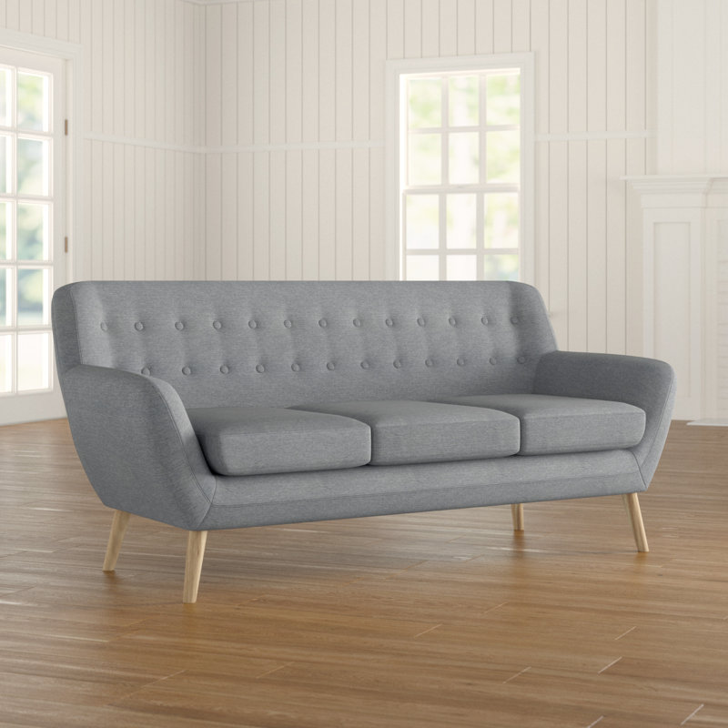 Tally 3 Seater Sofa, Light Grey