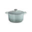 Le Creuset Signature Enaneled Cast Iron Deep Round Dutch Oven 6.5 Qt., Oyster