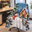 Snowman Christmas Scene Cozy Fleece Blanket, Festive Winter Holiday Warm Plush Throw for Sofa Couch Bedroom Living Room Home Decoration-137005766