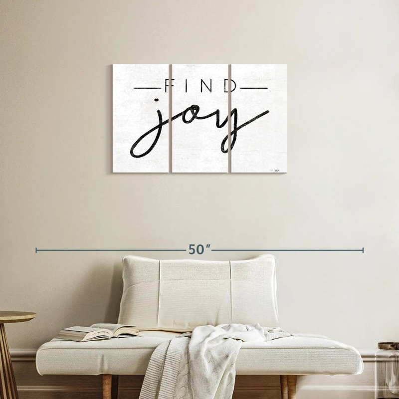 Tergel Find Joy, 20" H x 33" W