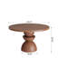 Breakfast Dining Table Solid Wood Warm Walnut 39"-2091119898-2091119901-2091119902