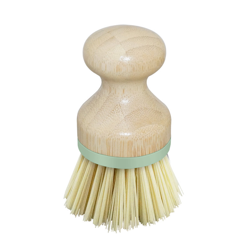Brosse à vaisselle en bambou, Vert