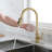 Touch Kitchen Faucet With Pull Down Sprayer-117581136