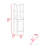 With Four Shelves, Single Door Cabinet-1779179350