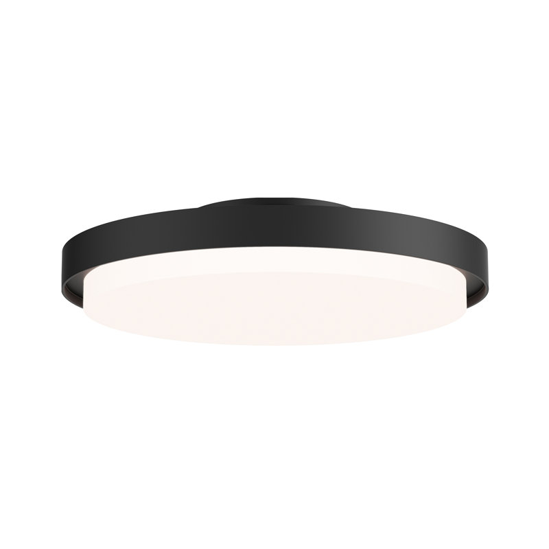 Float-Flush Mount, 2.5" H x 11.5" W x 11.5" D, 28 W, Black