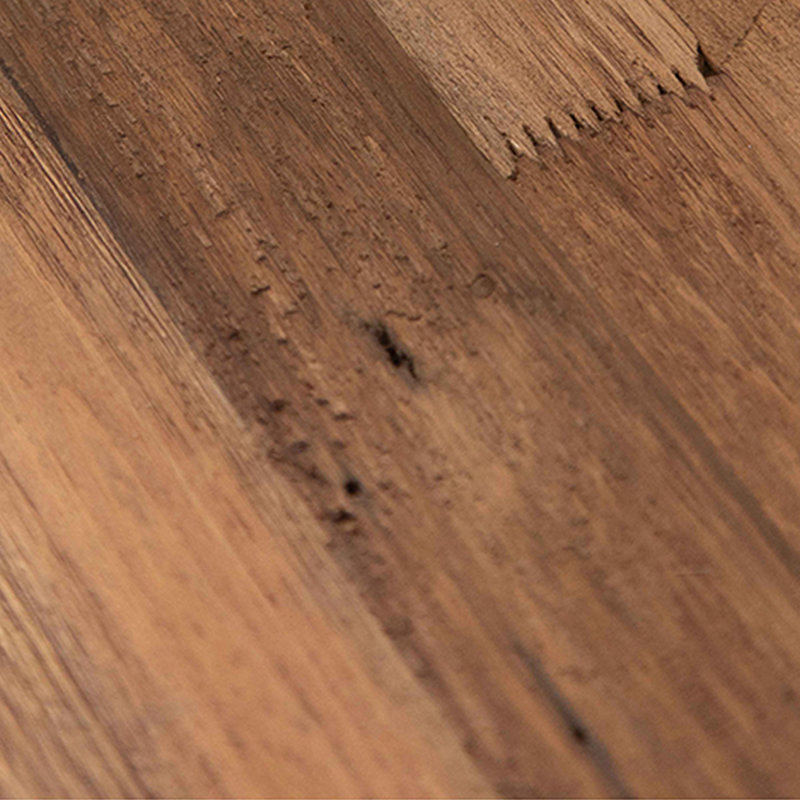 Retro Walnut Solid Wood Accent Cabinet