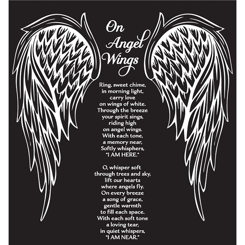 Windchime On Angel Wings Iron