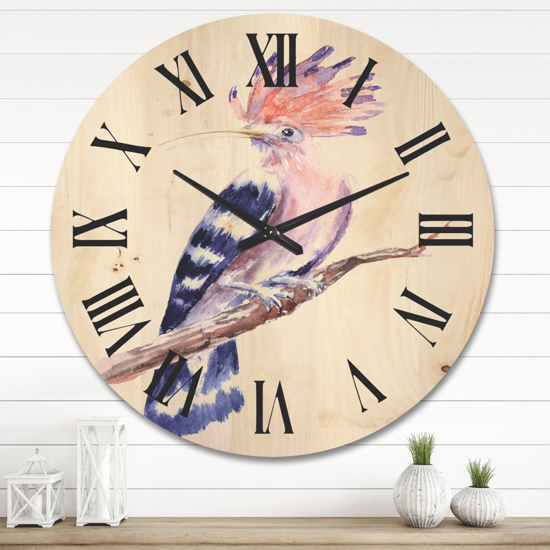 Horloge murale Hoopoe, Très grand