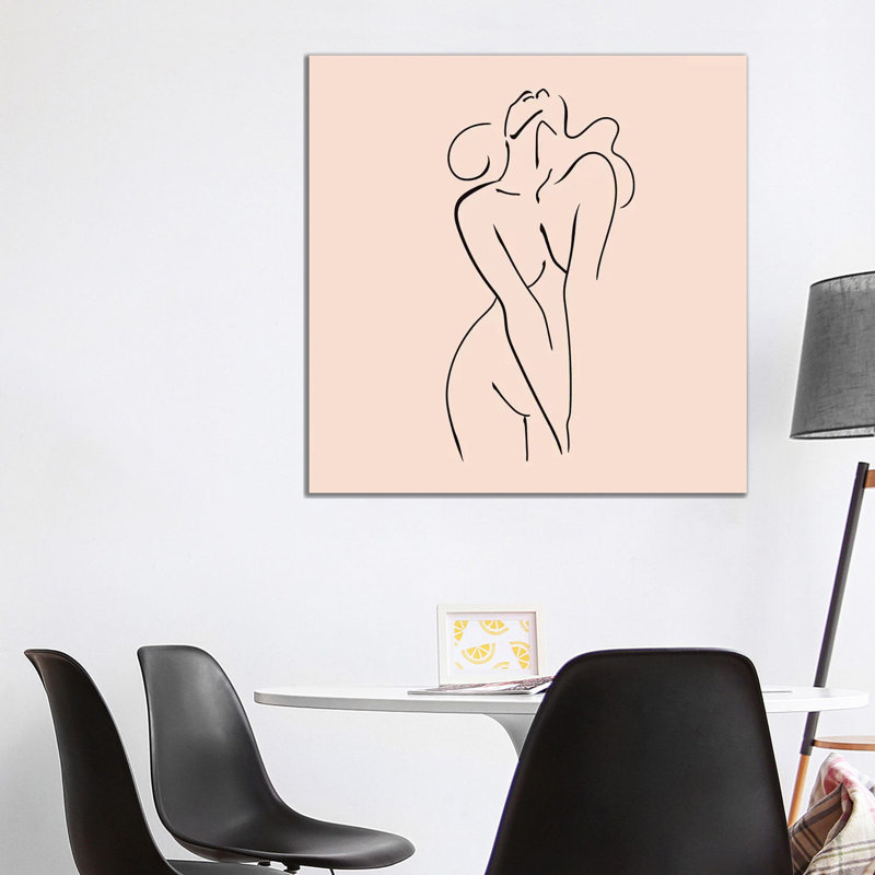Femme №3 Square by Blek Prints - Wrapped Canvas Gallery-Wrapped Canvas Giclée, 93.98 cm H x 93.98 cm W