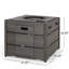 Foyer d'extérieur au propane carré de 31 po WPC - 40 000 BTU, gris-806994206