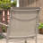 6-Person Round Patio Dining Set With Stackable PVC-coated polyester Chairs-398257