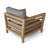Teo Teak Outdoor Lounge Chair , Sunbrella® Cushions Included