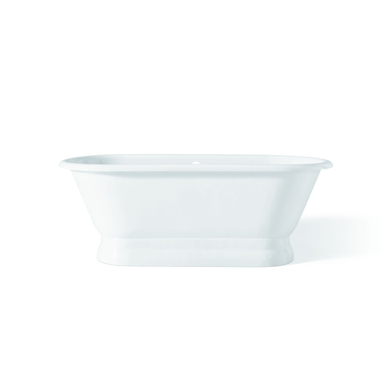 Regal 70'' L Soaking Bathtub, White Interior with White Exterior