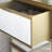 Elegant and Glamorous 18.9'' W Nightstand – French Antique Style 3-Drawer Mirrored Bedroom Storage