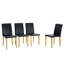 Chaises de salle à manger en cuir PU Uriah avec pieds en métal-1518351951-1518351922-1518351921