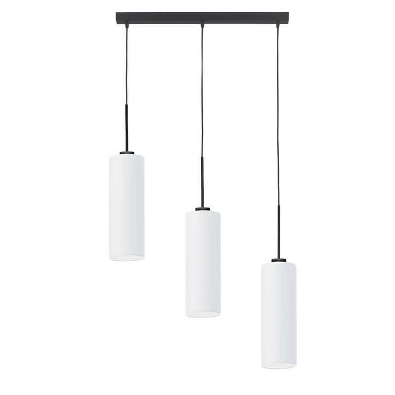 Borneo 3 - Light Kitchen Island Pendant, White, Black