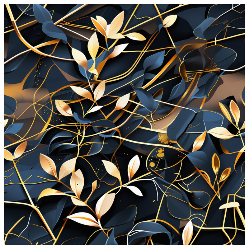Tapis de bain feuilles, 34 po L x 21 po L