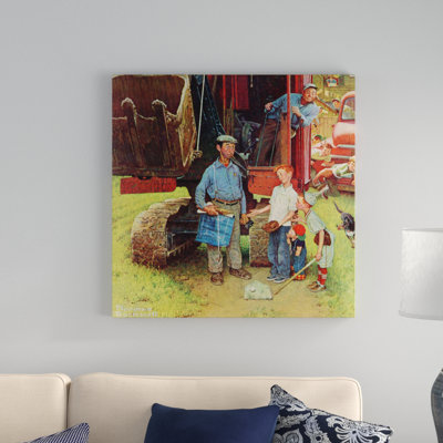 " Construction Crew " by Norman Rockwell