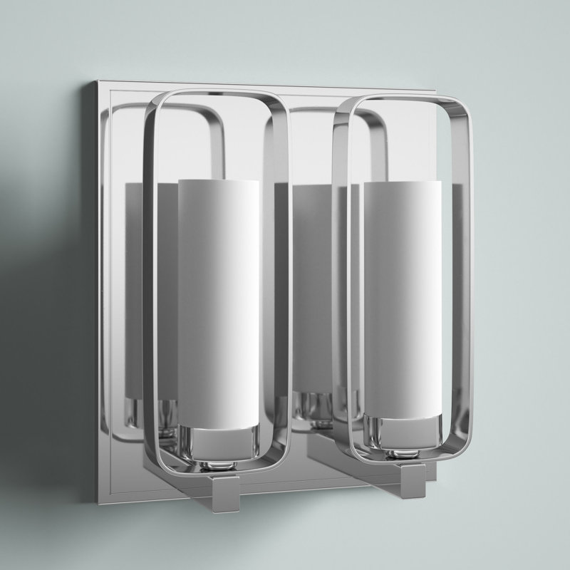 Iniguez Steel Armed Sconce, Chrome