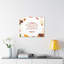 «With All My Heart Psalm 9: 1 Bible Verse Christian», art textuel sur toile tendue-1340330850