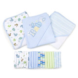 Ensemble de serviettes de bain et débarbouillettes pour bébé, ensemble-cadeau 23 pièces