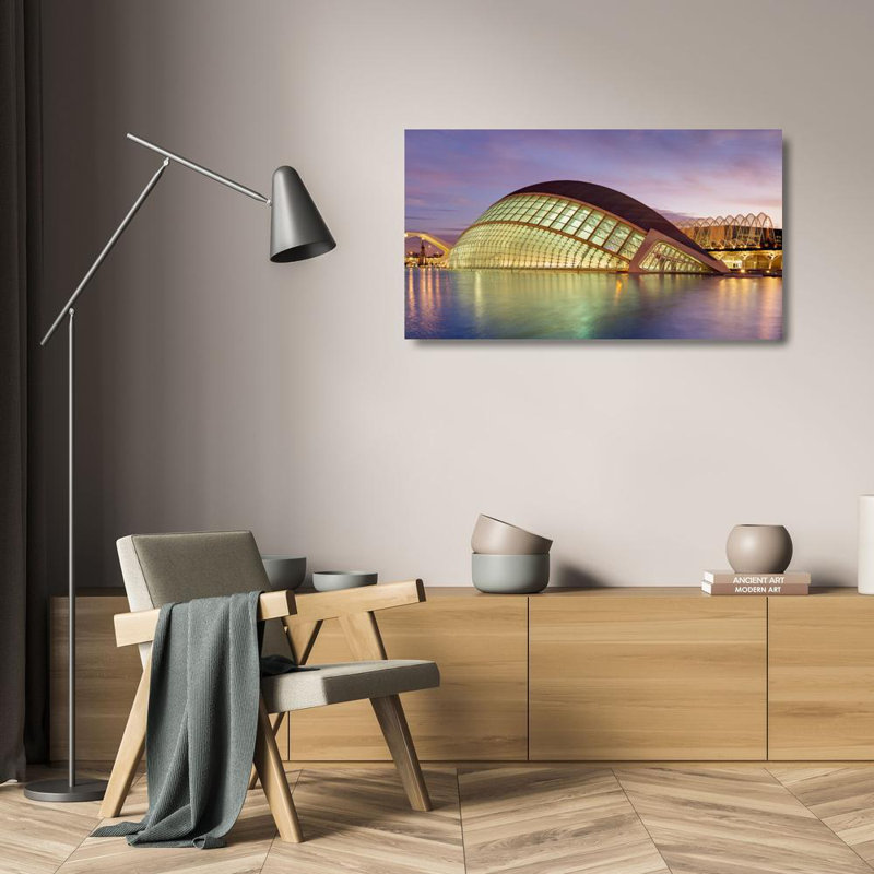 L'hémisphère, Valencia, Espagne, H 13 po x l 24 po