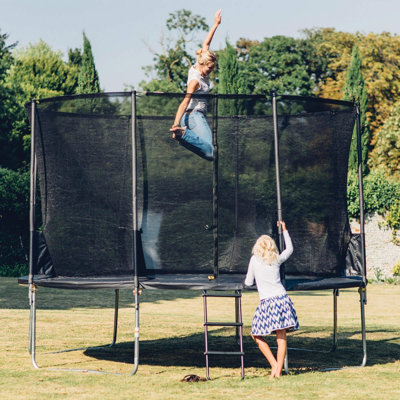 8' Backyard: Above Ground Trampoline with Safety Enclosure