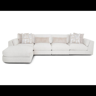 Bashemeth 5-piece Modular Sectional With Ottoman