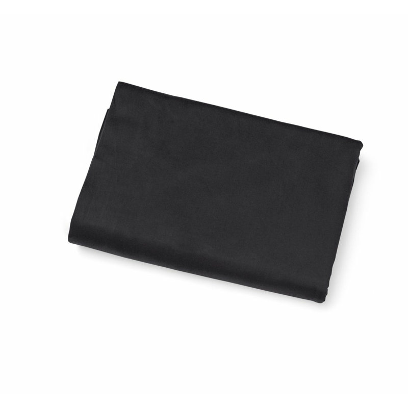 Viola Sateen Fitted Sheet, Queen Fitted Sheet, Charcoal