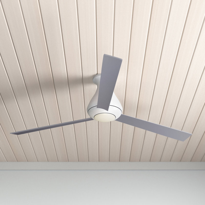 Altus 52'' Ceiling Fan, Aluminum, Handheld Remote Control (2-wire), Gloss White