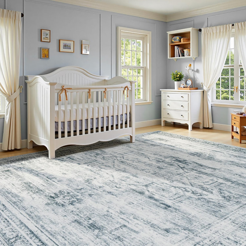 Tapis gris neutre 9 'X 12'