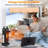 1500w Ptc Space Heater For Indoor Use With Thermostat, 60° Up/down Adjustment
