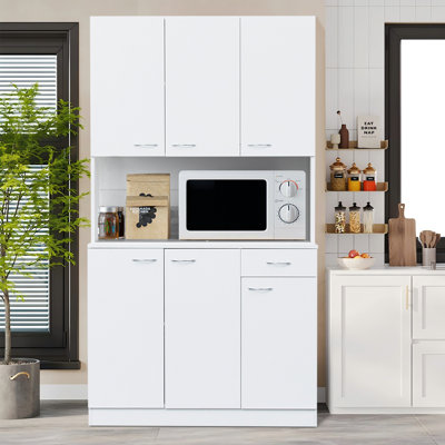 Garde-manger 71 po avec station de charge et tablettes réglables