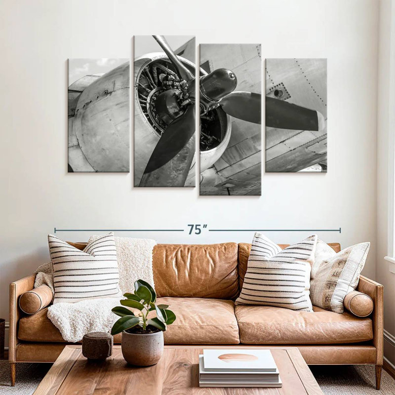 Plane Propeller, 42" H x 68" W