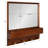 Jaela Wood Flat Mirror with Shelves-319936290-333645475