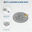 Base de bac de douche antidérapant - Drain à gauche 60 x 32 pouces - ABS léger et acrylique, facile à installer, ensemble de drain en acier inoxydable - seuil simple, blanc