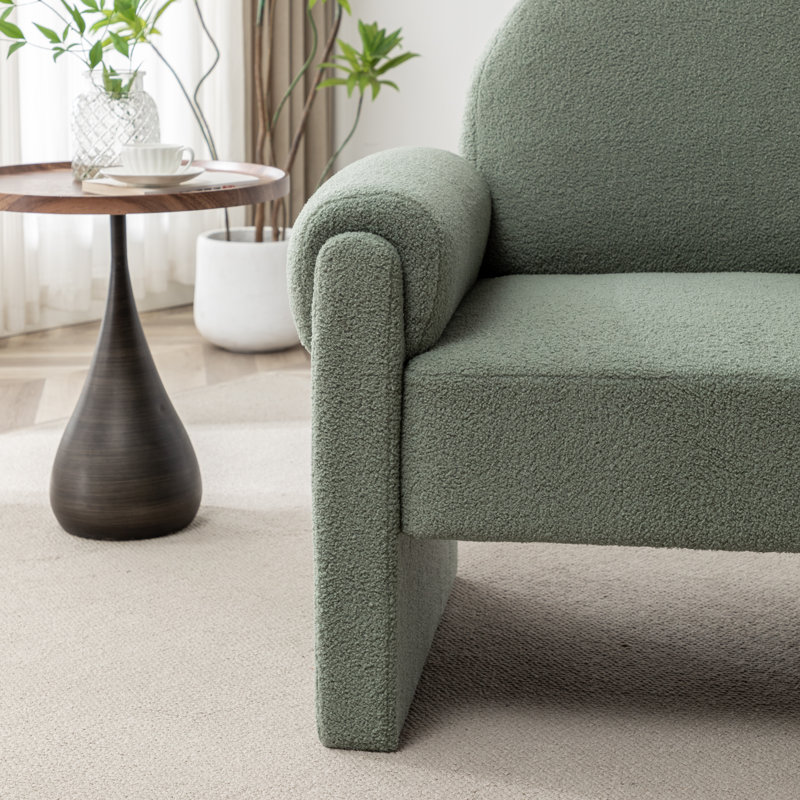 Fauteuil Bryonie, Polyester vert