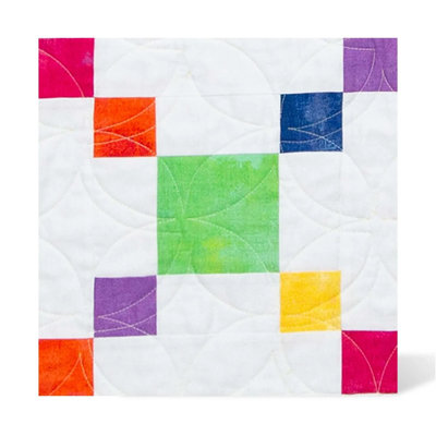 AccuQuilt GO! Irish Chain 10 in. Finished Block on Board Fabric Cutting Die