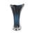 Laguana Glass Ombre Tulip Abstract Decorative Dark Blue Vase with Clear Base-1241261739