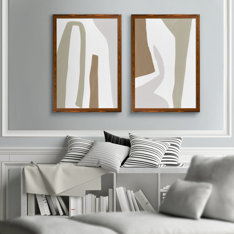 « format folâtre i » par vincent van gogh, ensemble de 2 reproductions de cadres photo, H 20 po x l 16 po x P 1,25 po