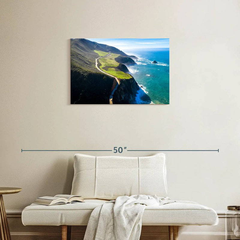 Gillard Pacific Coast Highway Cliff, H 20 po x l 30 po